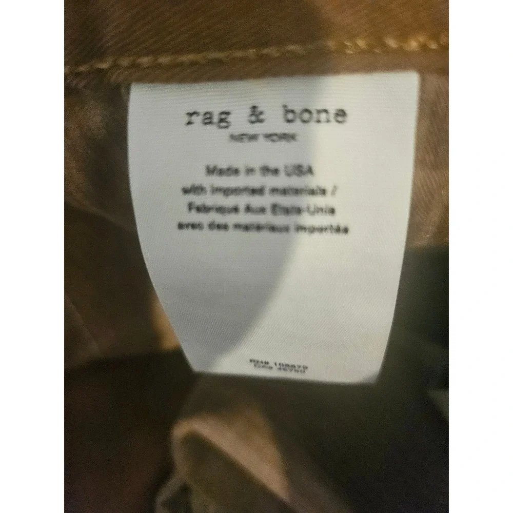 Rag & Bone Chino Shorts Mens 36 Dark Khaki Cotton Blend M1917O060DKK